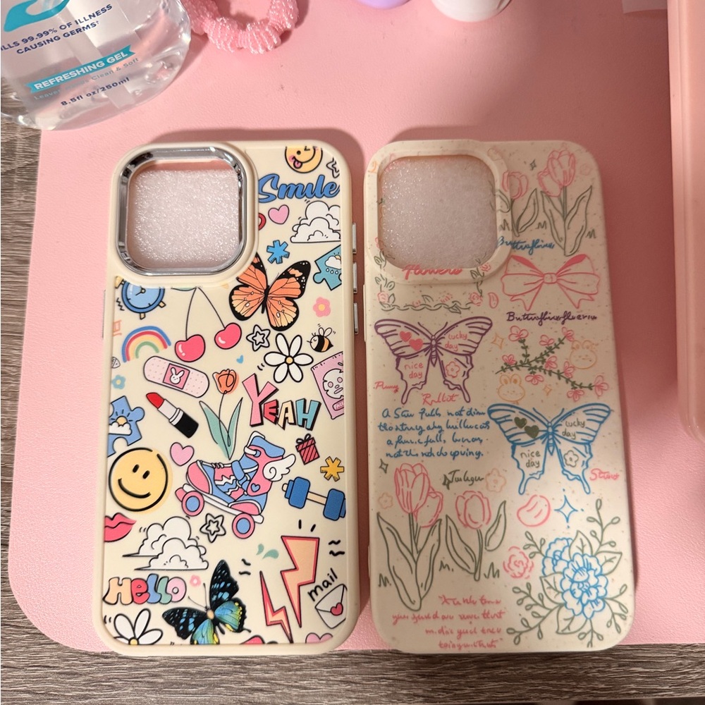 Floral and Butterfly Pattern iPhone 15 pro max Case